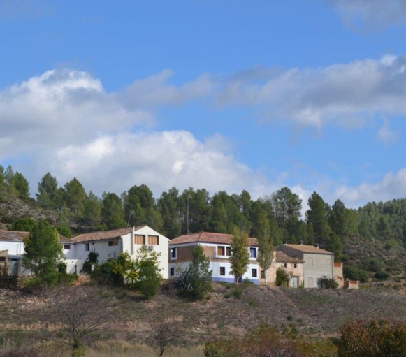 Casa Rural Casas de Alcance vista desde fuera